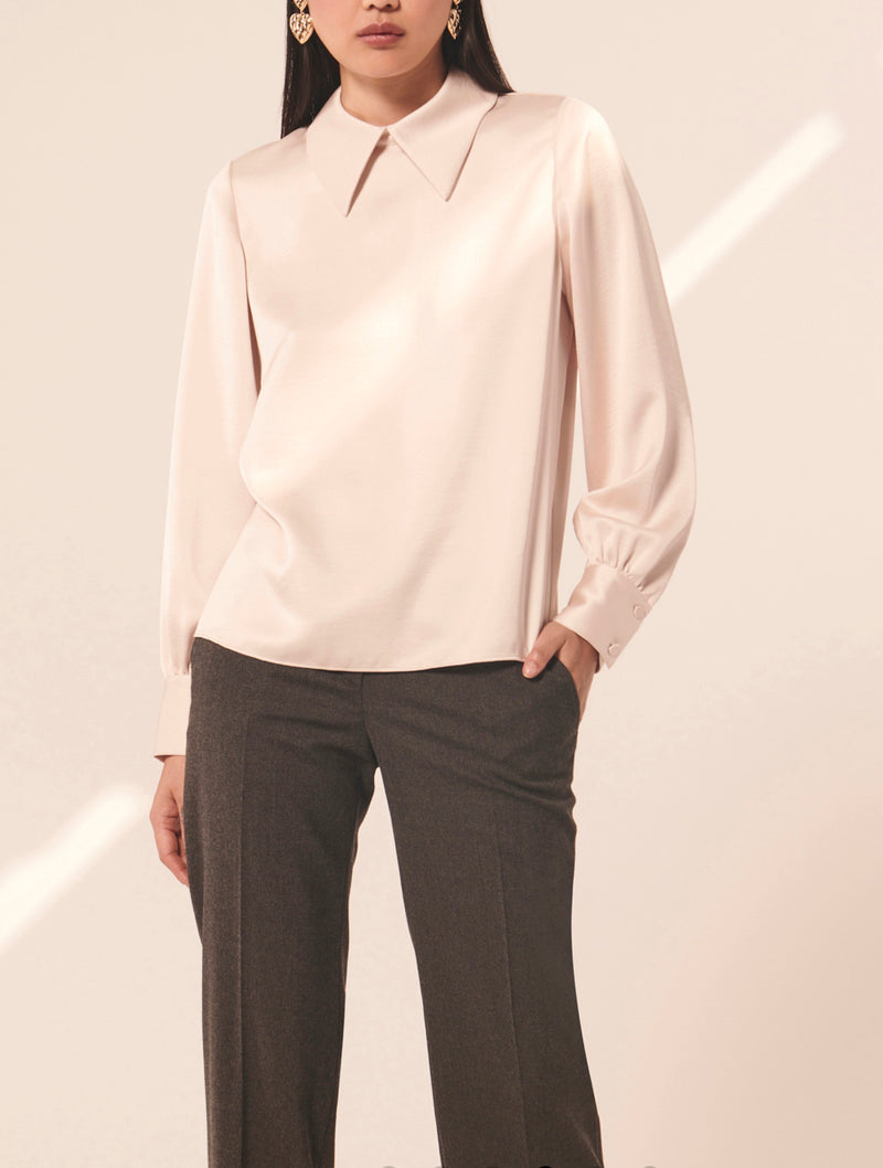 Champagne silk Top