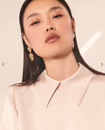 Champagne silk Top