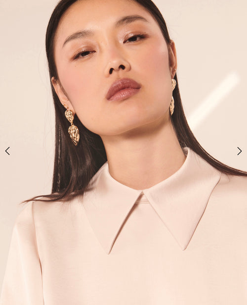 Champagne silk Top