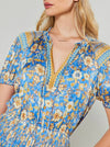 Border printed dress