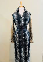 Snakeskin Print Dress
