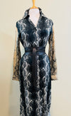 Snakeskin Print Dress