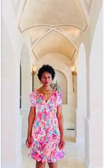 Floral mini dress