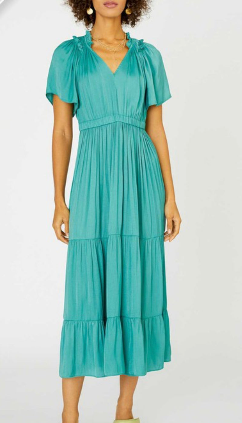 Tiered midi dress