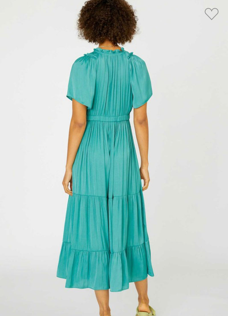 Tiered midi dress