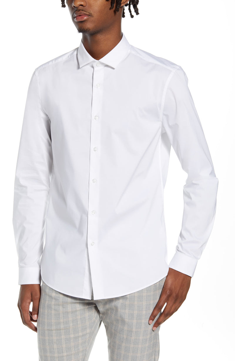 Mens Button Up Collar Shirt
