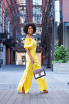 Linen Off Shoulder Jumpsuit