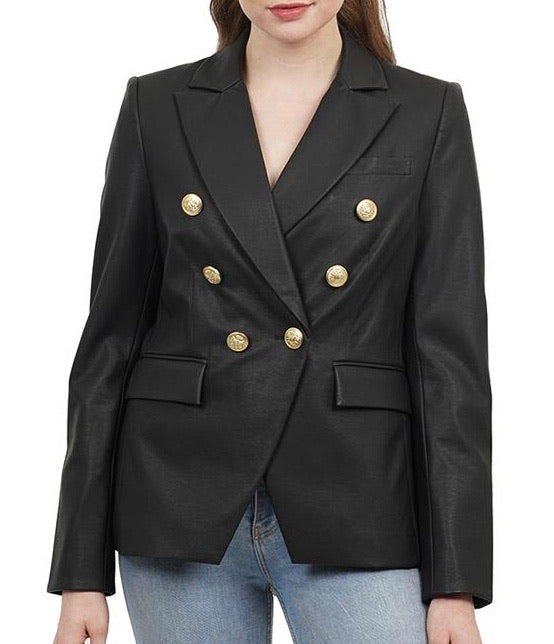 Vegan leather jacket