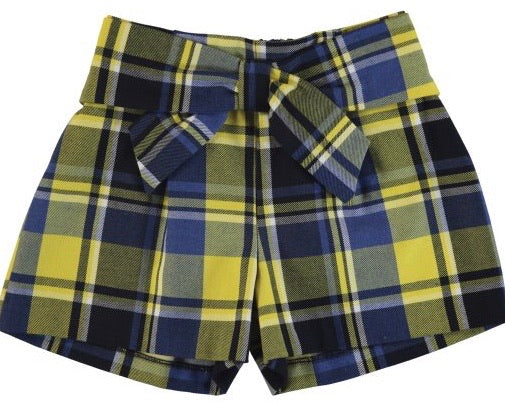 Yellow Plaid shorts