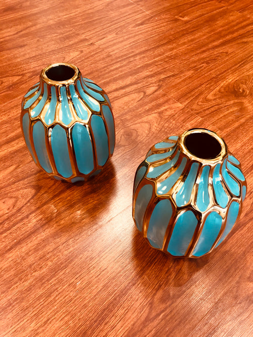 Turquoise vase