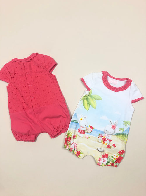 Two short onesie set