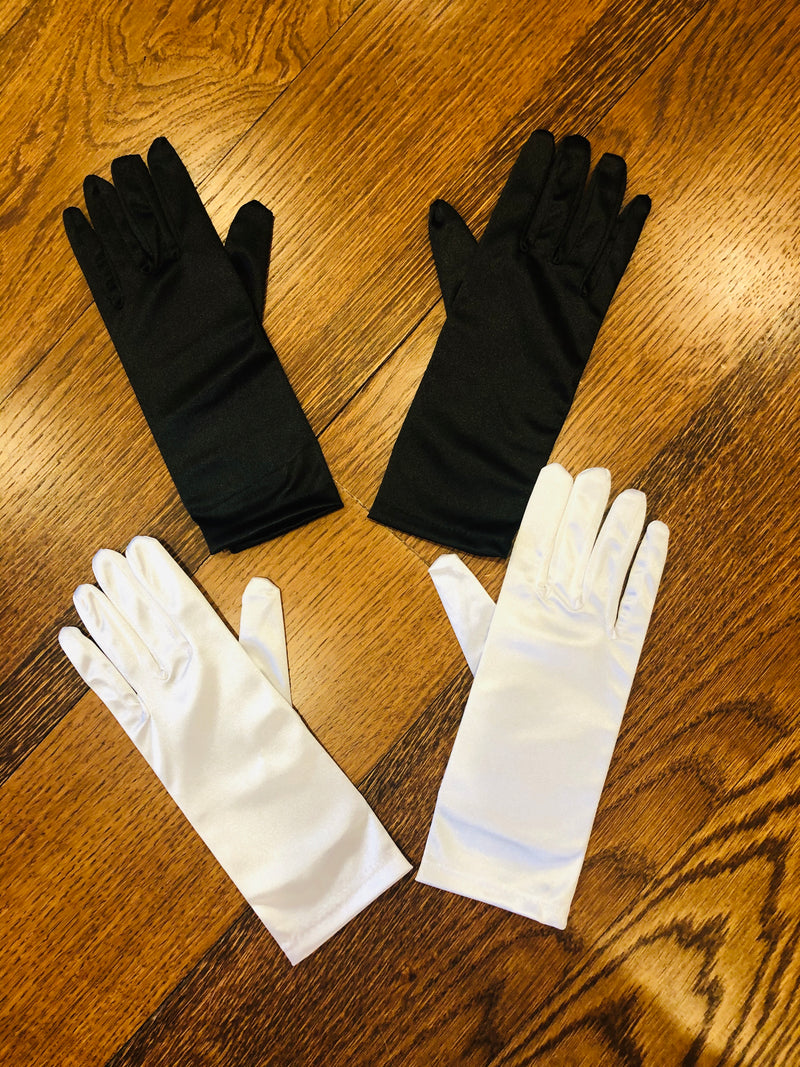 Short satin Gloves